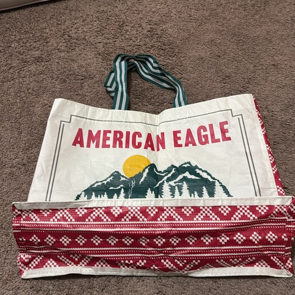 Set of  2 AE Shoppers Totes-Made from Recycled Plastic Bottles - Picture 9 of 13